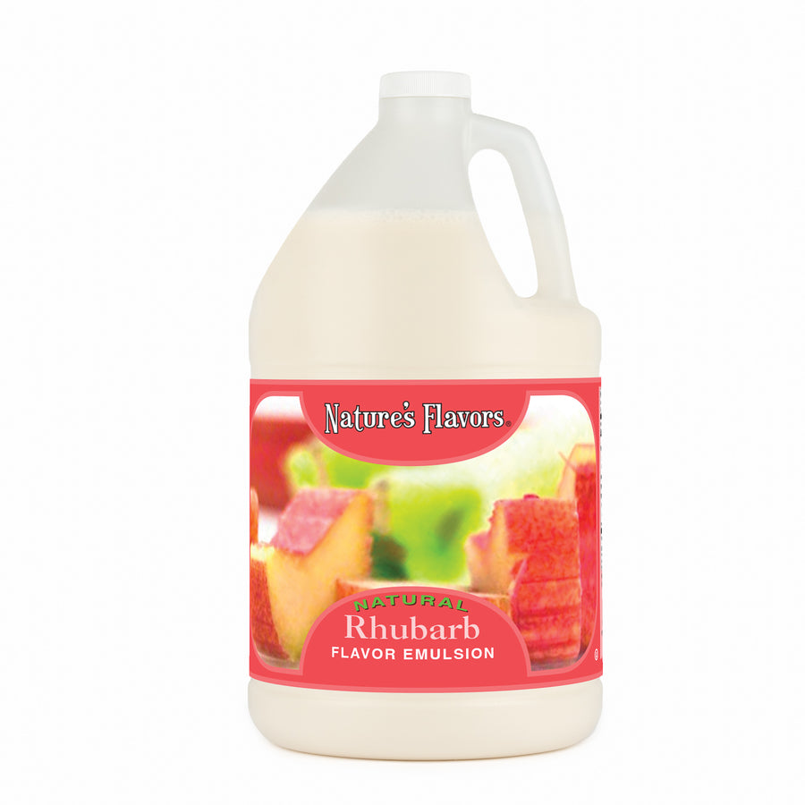 Rhubarb Flavor Emulsion for High Heat Applications
