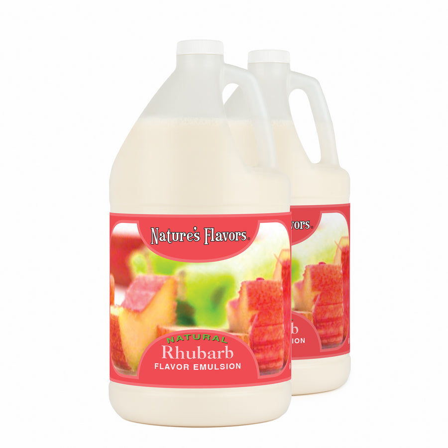 Rhubarb Flavor Emulsion for High Heat Applications