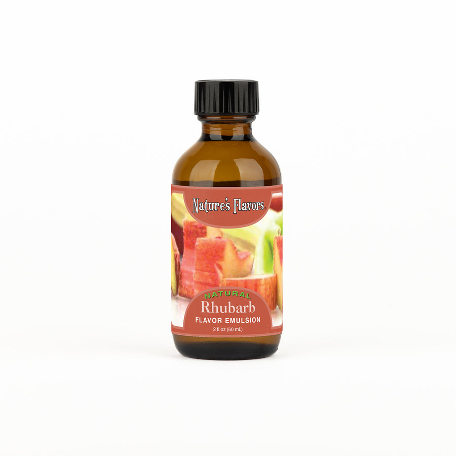 Rhubarb Flavor Emulsion for High Heat Applications