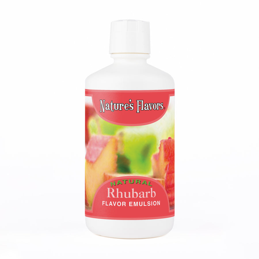 Rhubarb Flavor Emulsion for High Heat Applications