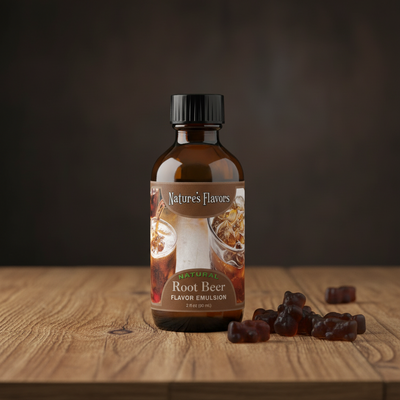 Root Beer Flavor Emulsion for High Heat Applications