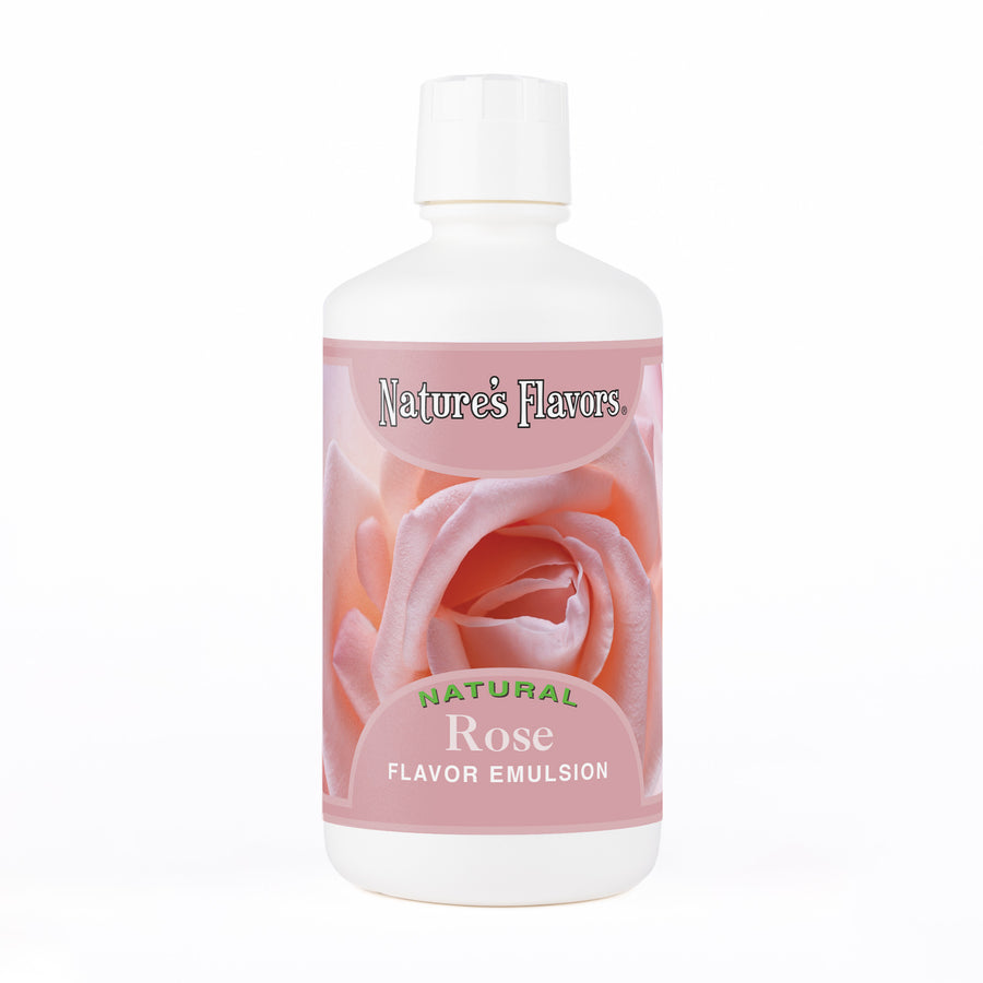 Rose Flavor Emulsion for High Heat Applications