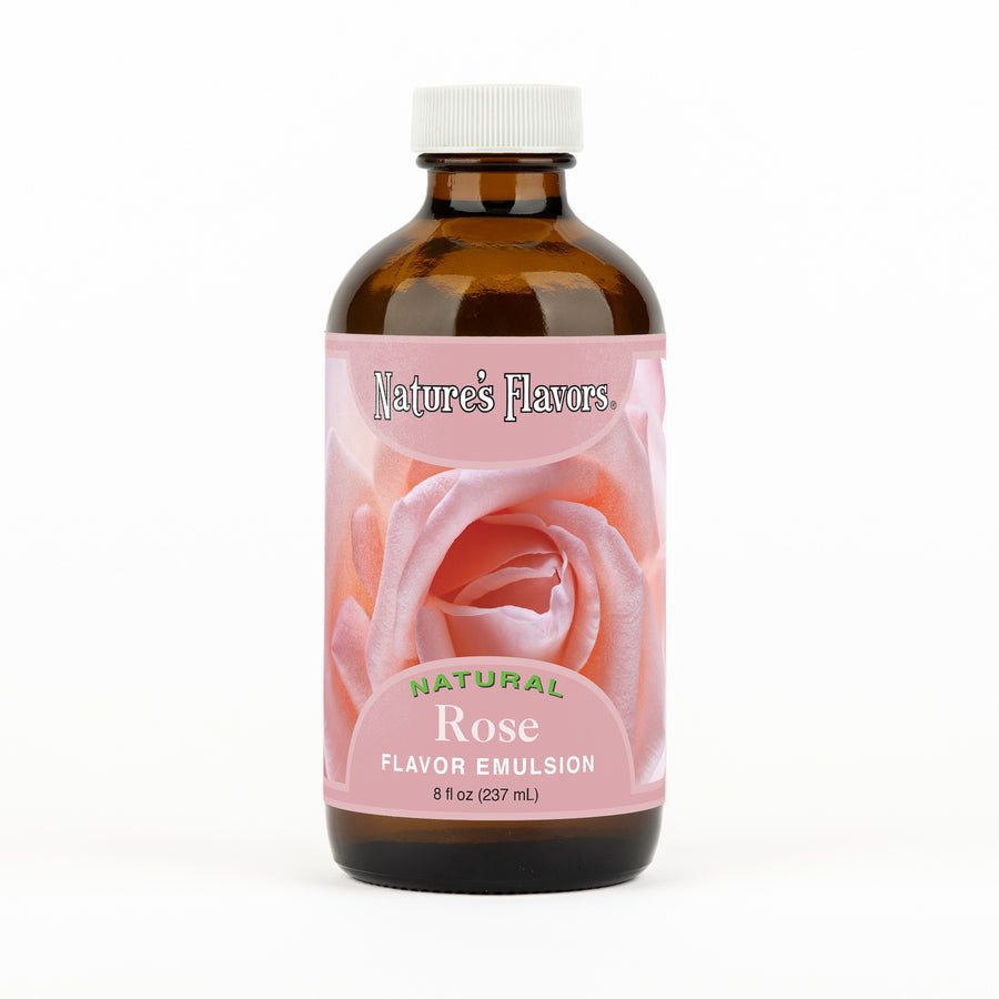 Rose Flavor Emulsion for High Heat Applications