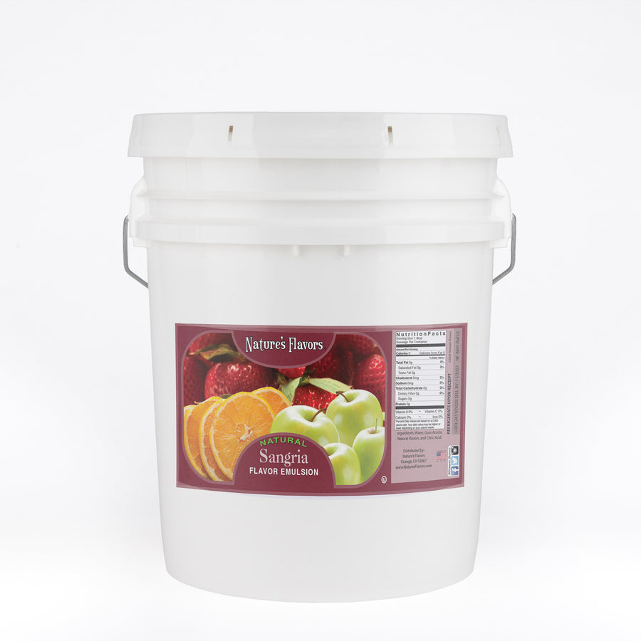 Sangria Flavor Emulsion for High Heat Applications
