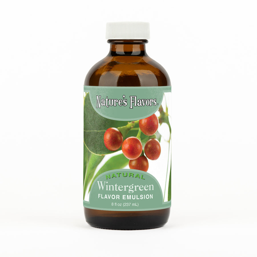 Wintergreen Flavor Emulsion for High Heat Applications
