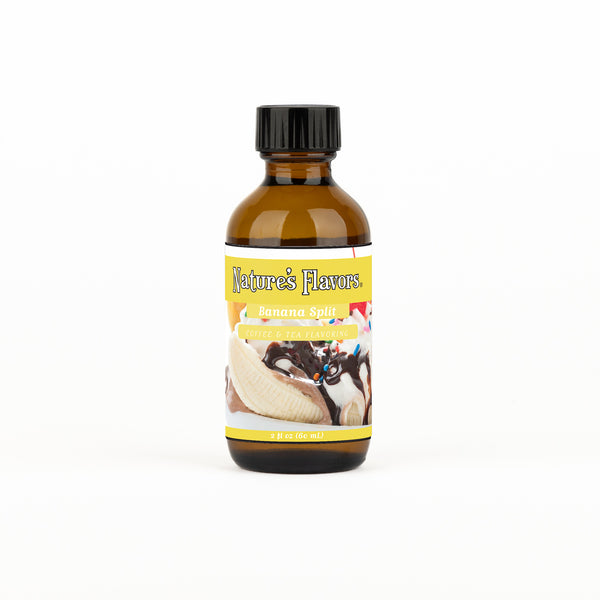 2 oz. | Banana Split Coffee and Tea Flavoring | Nature's Flavors