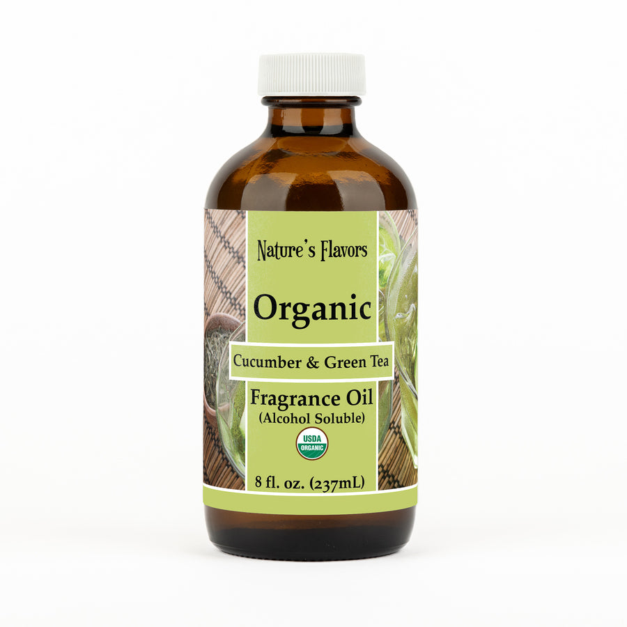 Cucumber and Green Tea Fragrance Oil (Alcohol Soluble), Organic