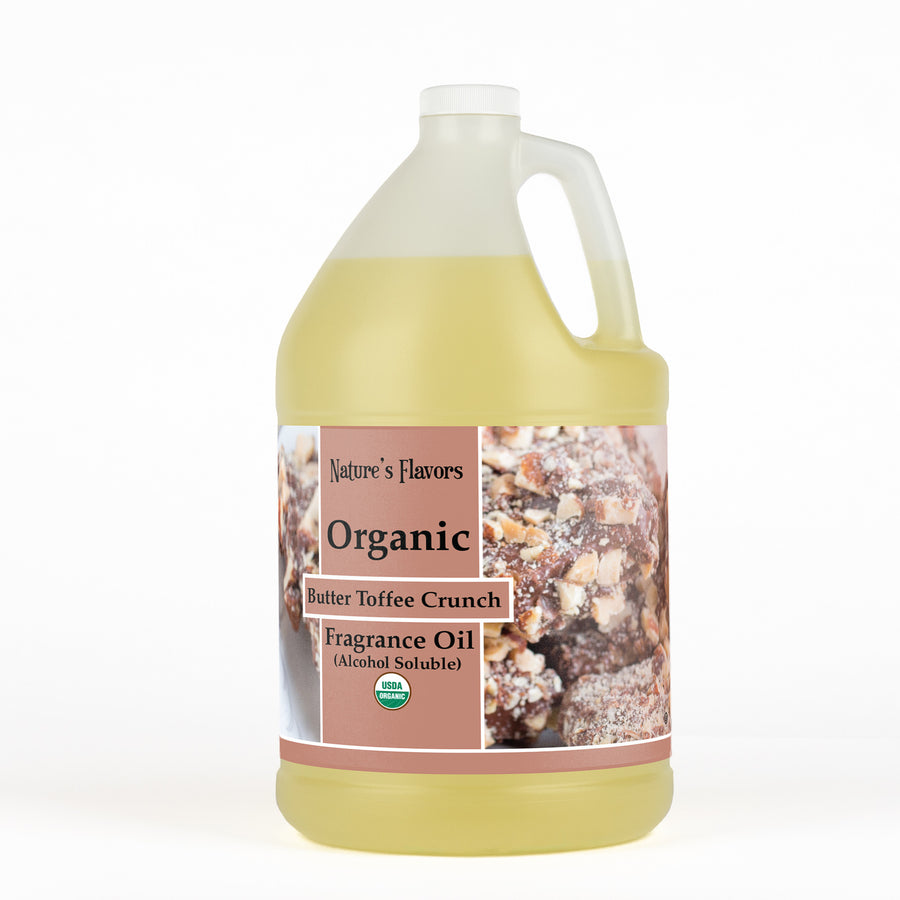 Butter Toffee Crunch Fragrance Oil (Alcohol Soluble), Organic
