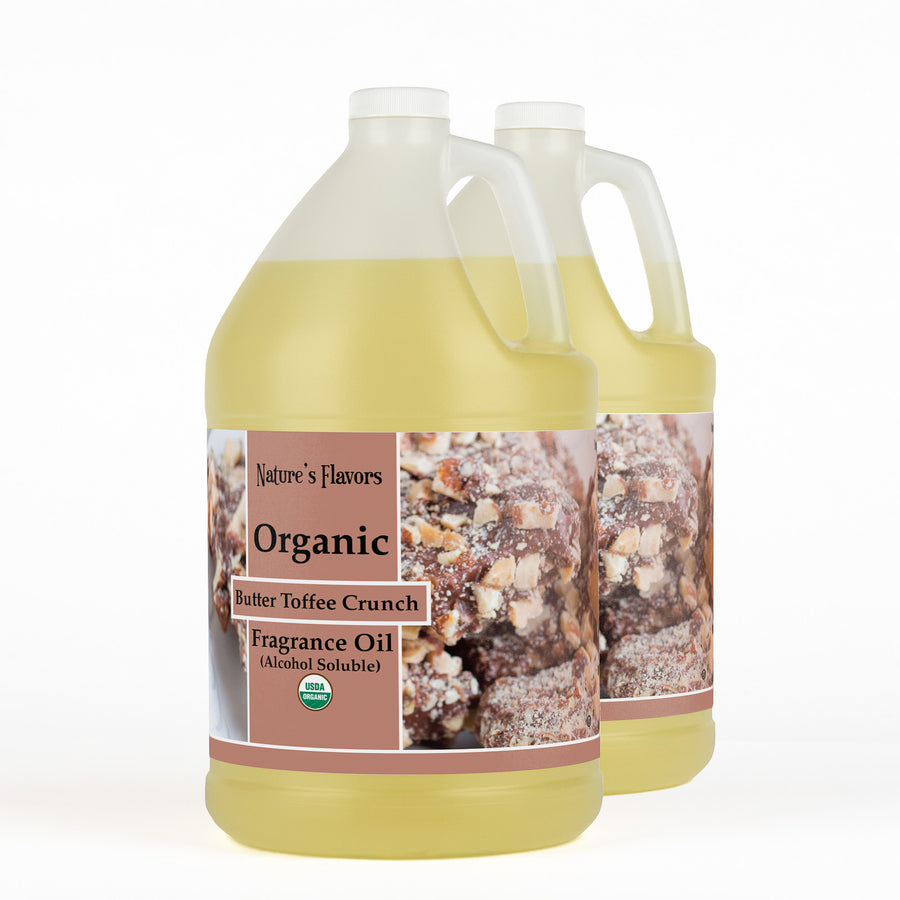 Butter Toffee Crunch Fragrance Oil (Alcohol Soluble), Organic