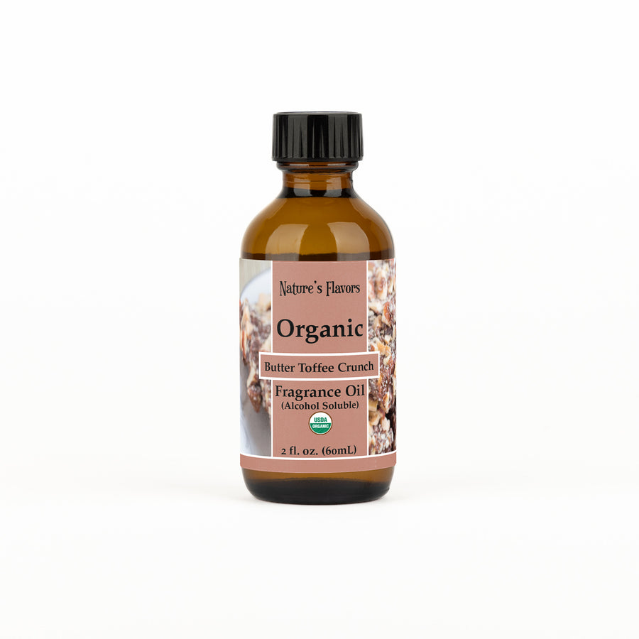 Butter Toffee Crunch Fragrance Oil (Alcohol Soluble), Organic