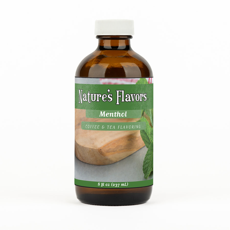 Organic Menthol Coffee and Tea Flavor Without Diacetyl