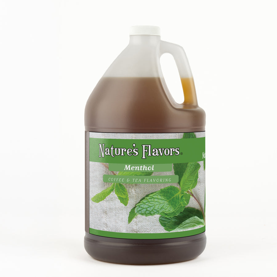 Menthol Coffee and Tea Flavoring Without Diacetyl