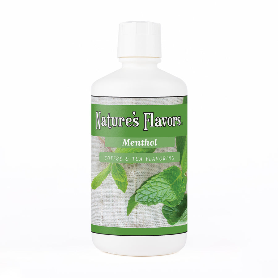 Menthol Coffee and Tea Flavoring Without Diacetyl