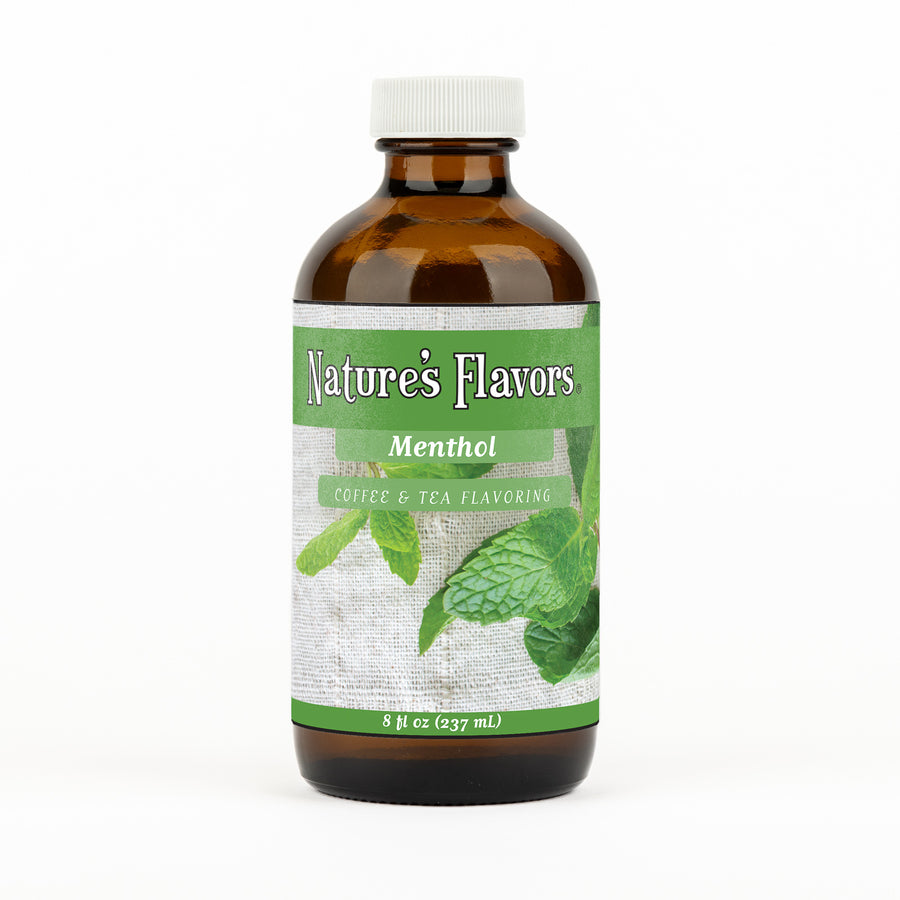 Menthol Coffee and Tea Flavoring Without Diacetyl