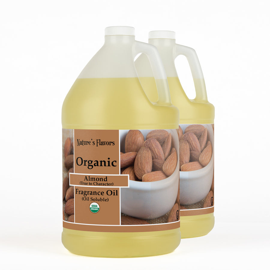 Almond Fragrance Oil True to Almond Character (Oil Soluble), Organic