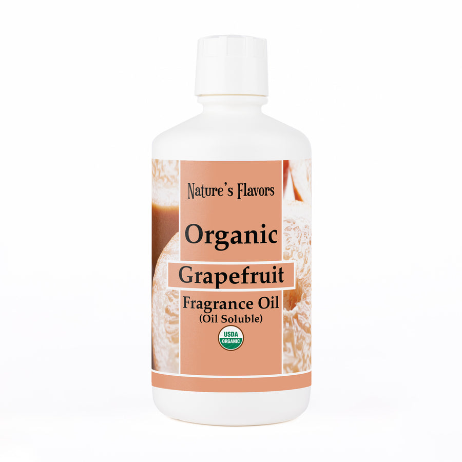 Grapefruit Fragrance Oil (Oil Soluble), Organic
