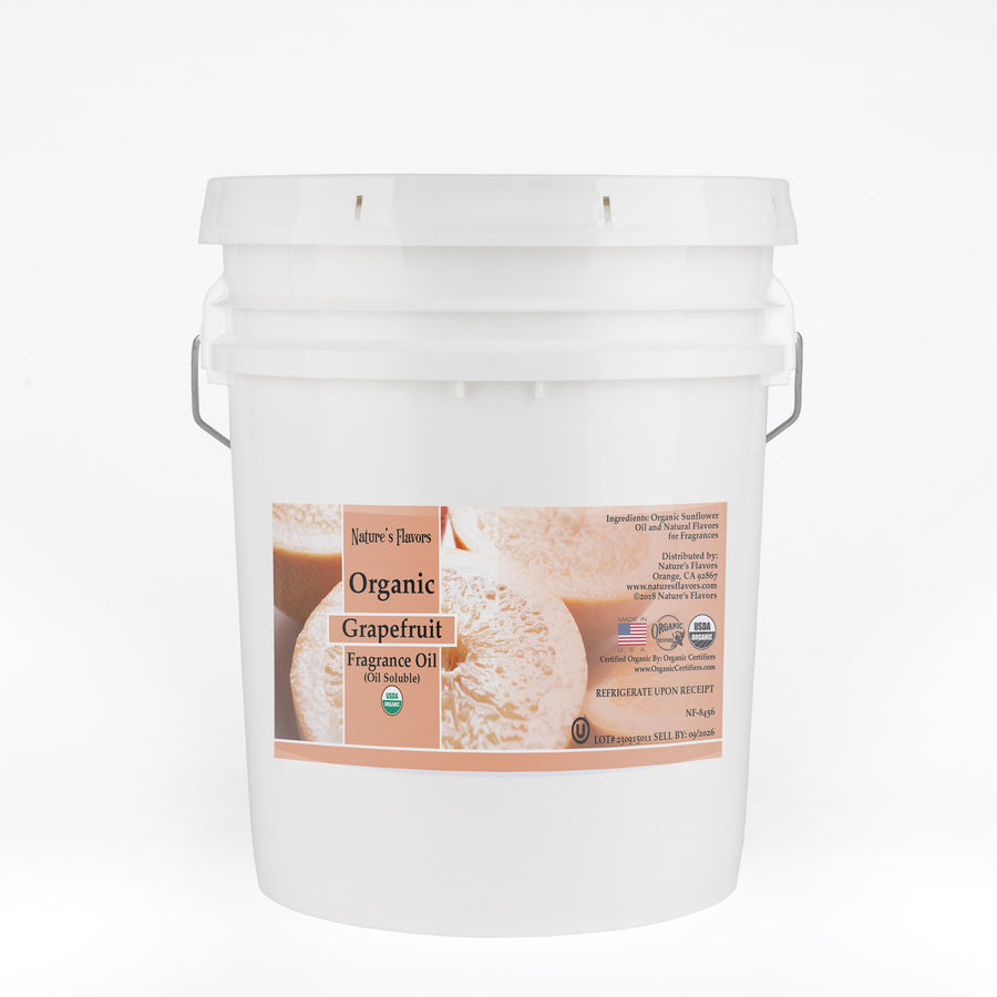 Grapefruit Fragrance Oil (Oil Soluble), Organic