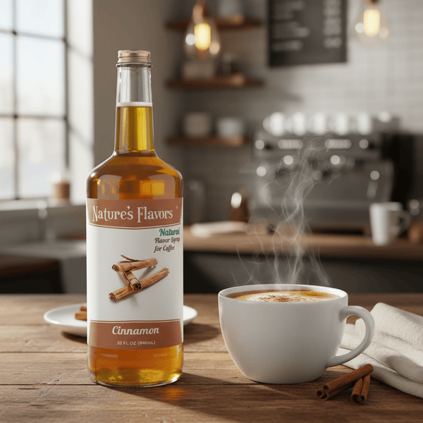 Cinnamon Coffee Syrup, Natural