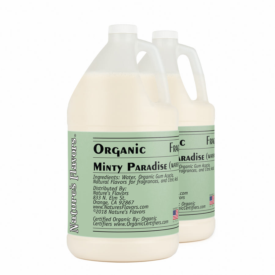 Organic Minty Paradise Fragrance Emulsion (Water Soluble)