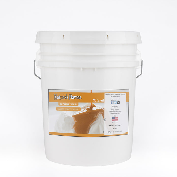 Organic Caramel Cream Coffee and Tea Flavoring
