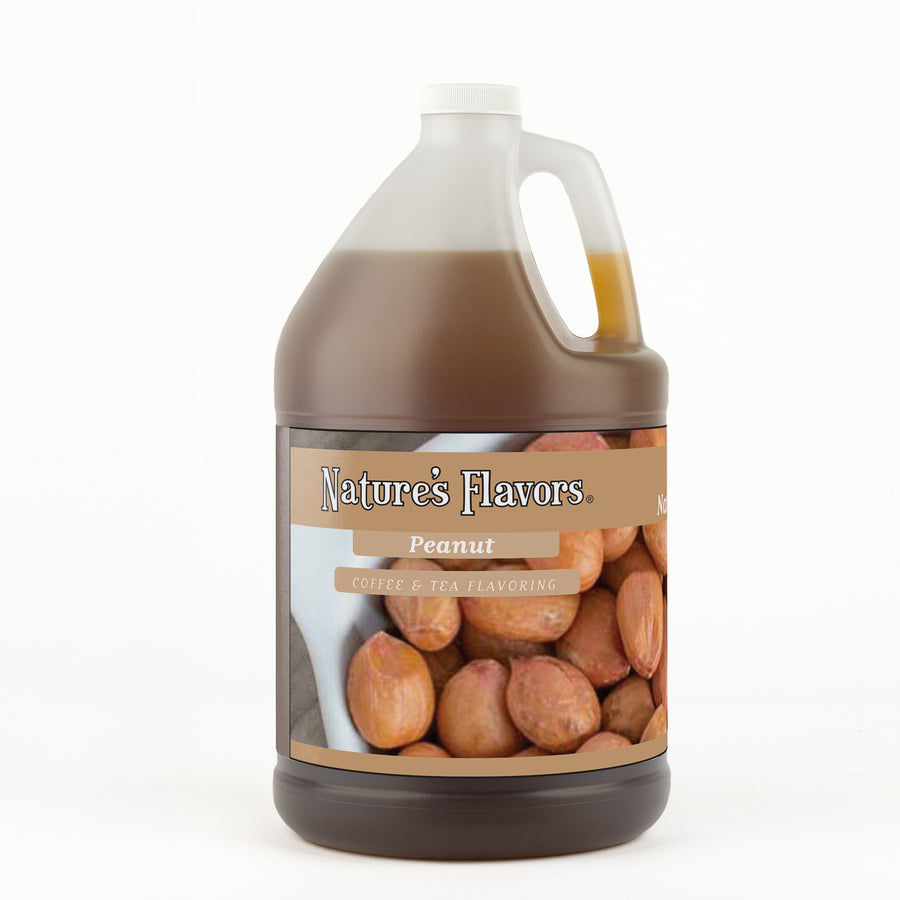 Peanut Coffee and Tea Flavoring Without Diacetyl