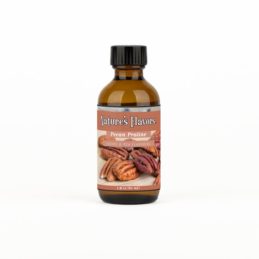 Organic Pecan Praline Coffee and Tea Flavoring Without Diacetyl