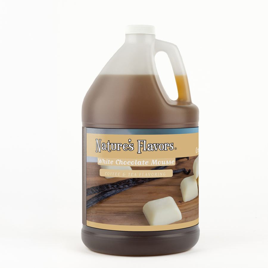 Organic White Chocolate Mousse Coffee and Tea Flavor Without Diacetyl