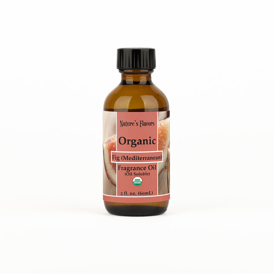 Fig (Mediterranean) Fragrance Oil (Oil Soluble), Organic