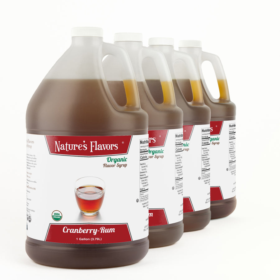 Cranberry-Rum Syrup, Organic