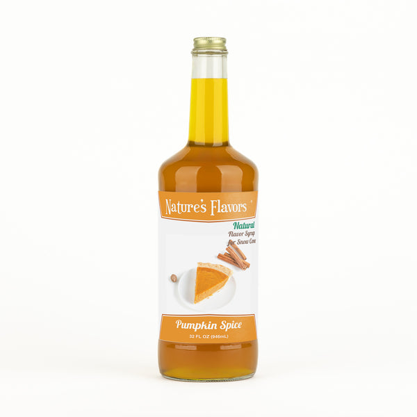 Pumpkin Spice Snow Cone Syrup, Natural