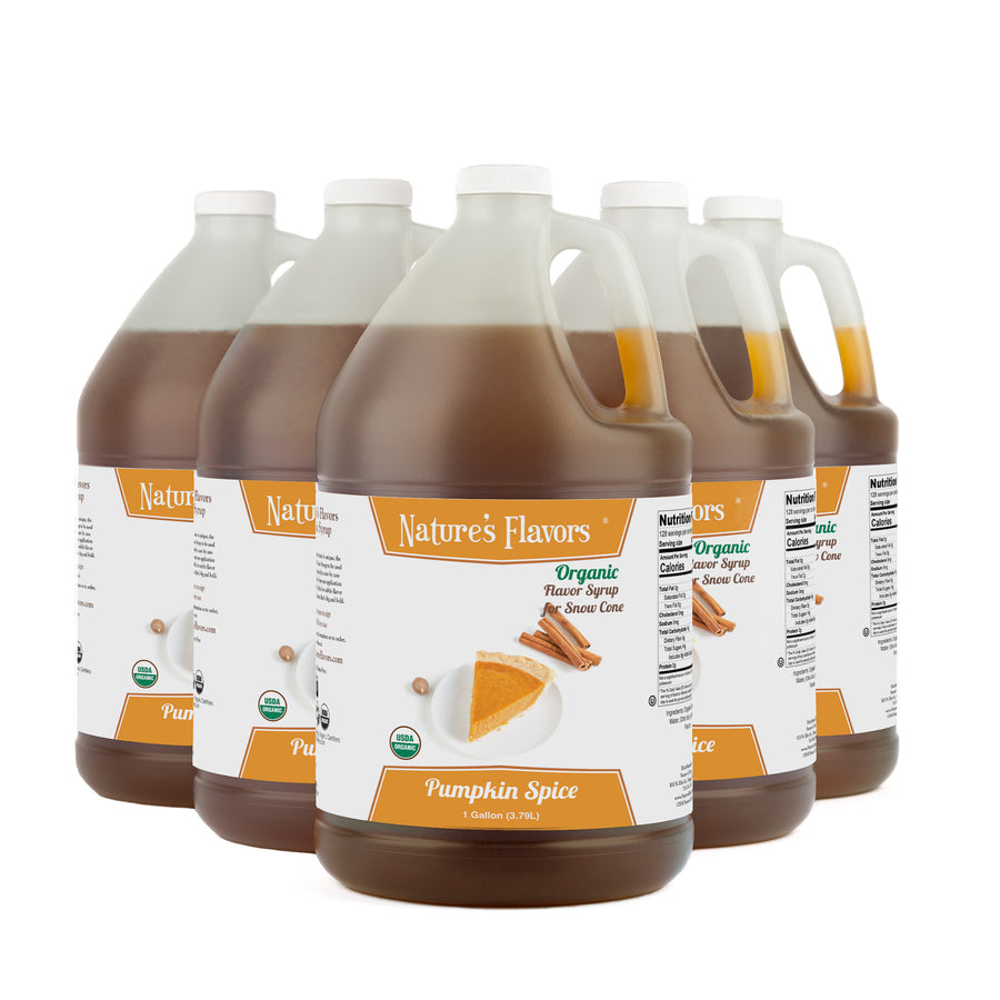 Pumpkin Spice Snow Cone Syrup, Organic