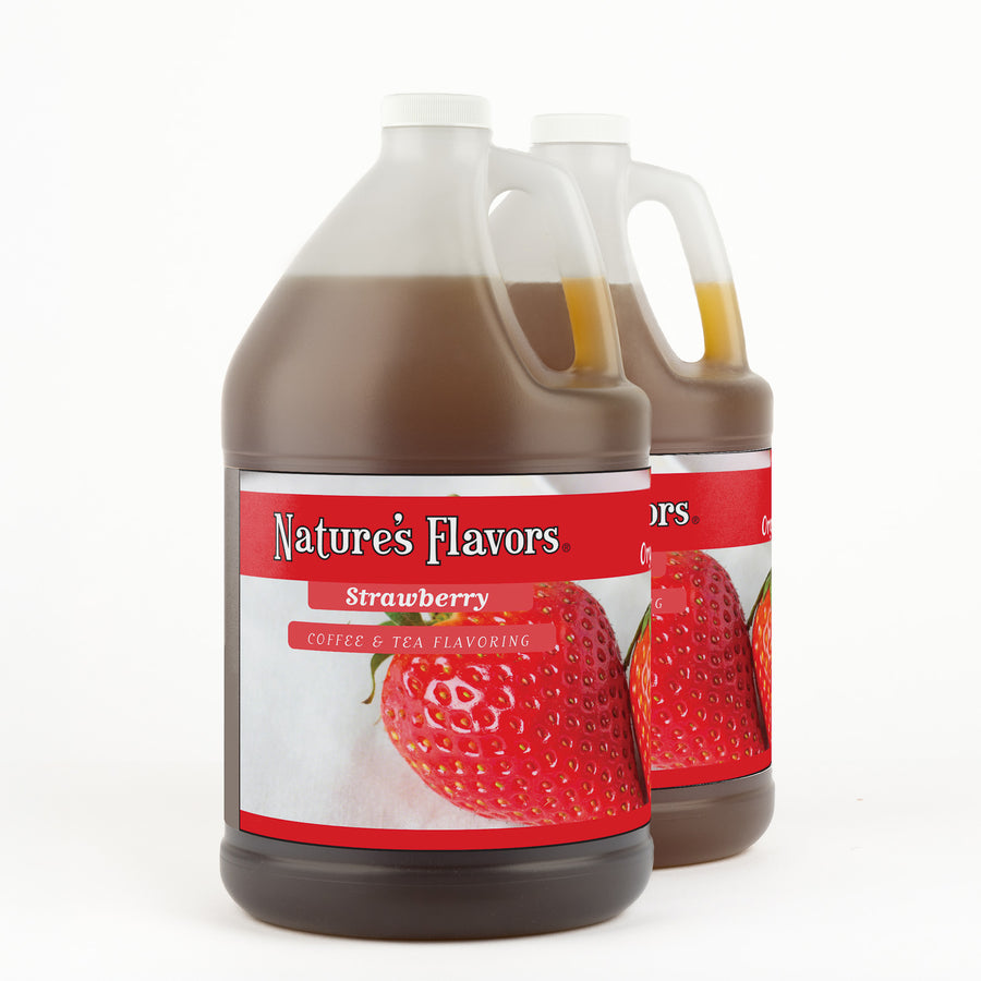 Organic Strawberry Coffee and Tea Flavor Without Diacetyl