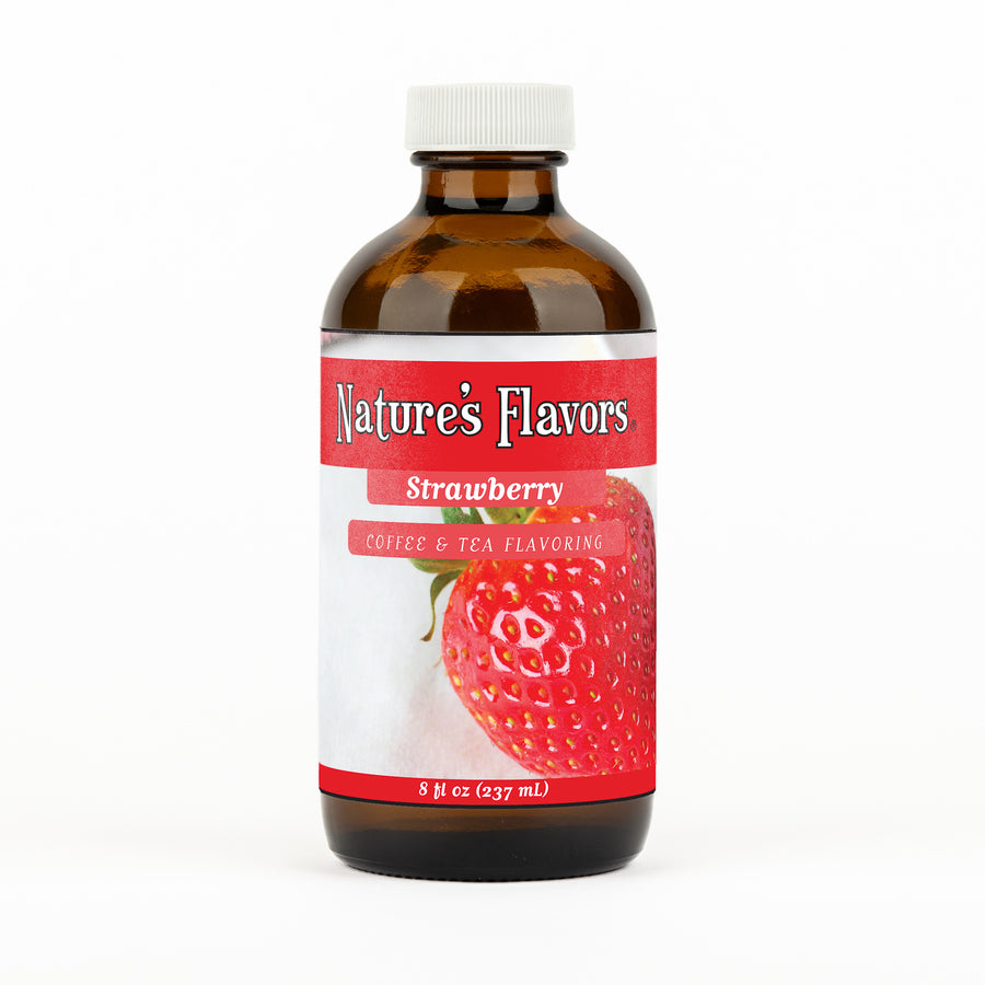 Organic Strawberry Coffee and Tea Flavor Without Diacetyl