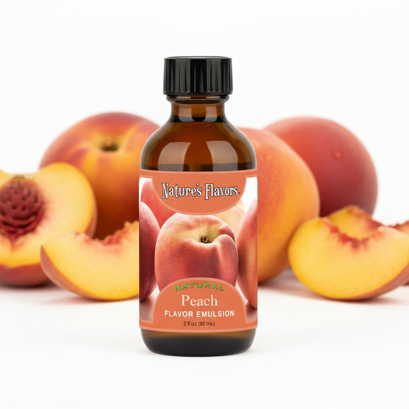 Peach Flavor Emulsion for High Heat Applications