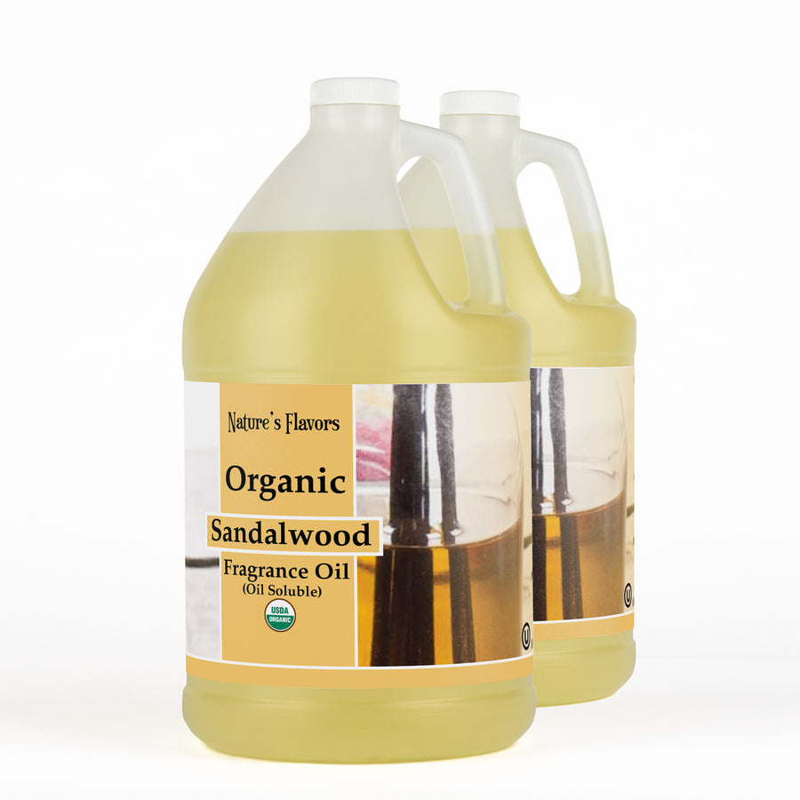 Sandalwood Fragrance Oil (Oil Soluble), Organic