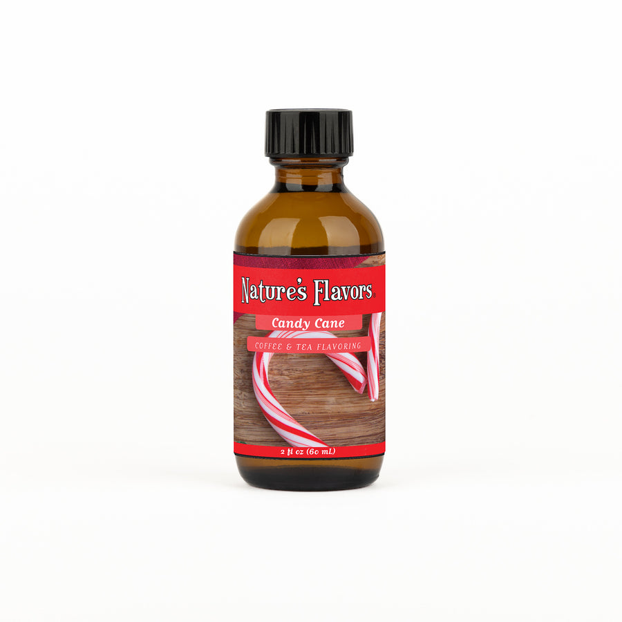 Organic Candy Cane Coffee and Tea Flavoring Without Diacetyl