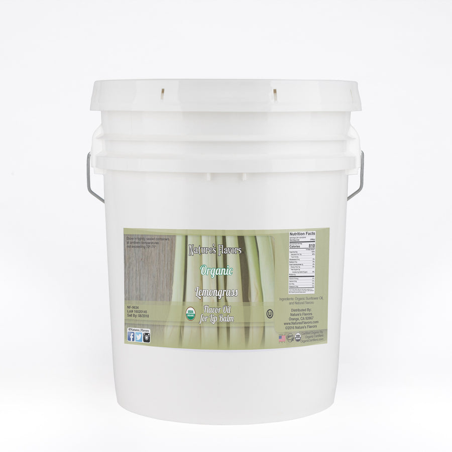 Organic Lemongrass Flavor Oil for Lip Balm