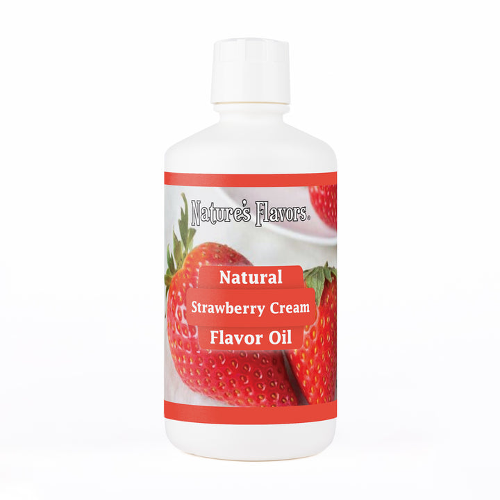 Strawberry Cream Flavor Oil, Natural