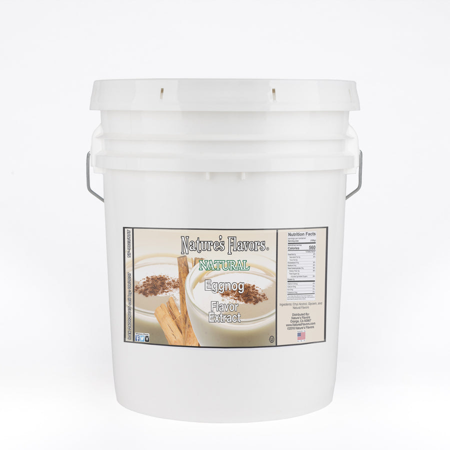 5 gal. | Eggnog Flavor Extract, Natural | Nature's Flavors 5 gal. | Eggnog Flavor Extract, Natural | Nature's Flavors