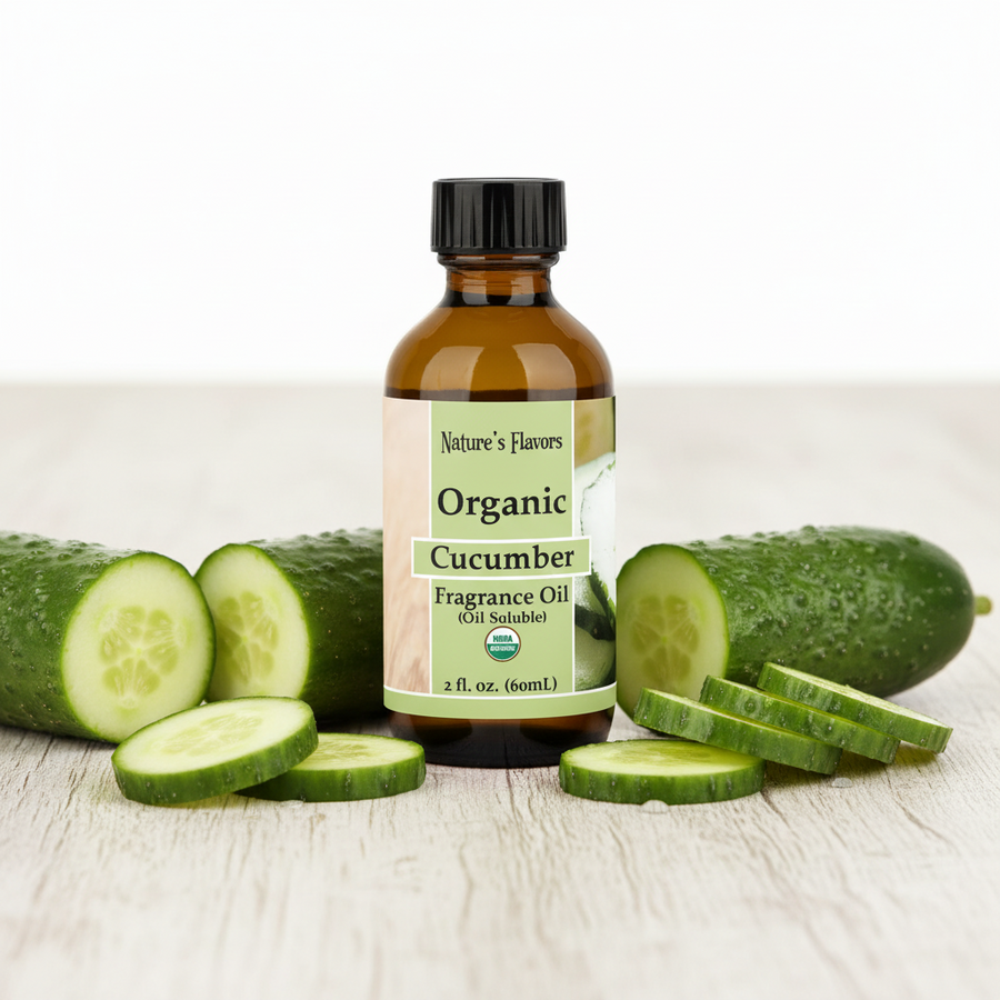 Cucumber Fragrance Oil (Oil Soluble), Organic
