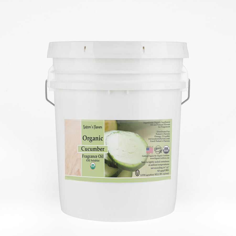 Cucumber Fragrance Oil (Oil Soluble), Organic