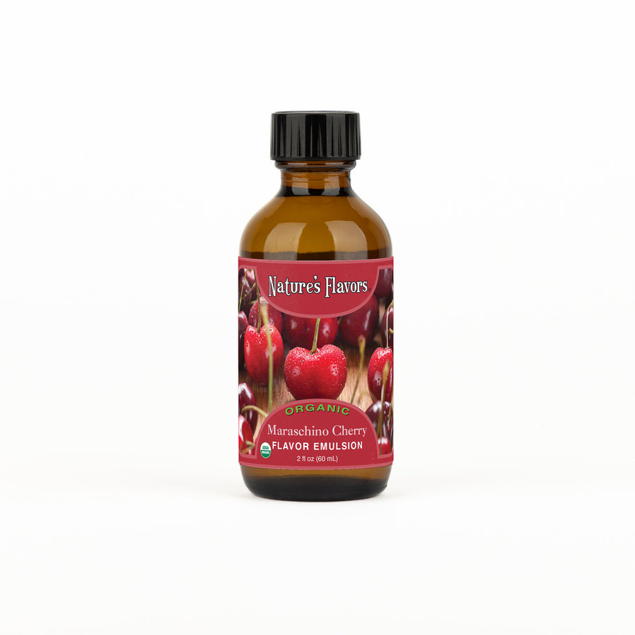Maraschino Cherry Flavor Emulsion for High Heat Applications, Organic
