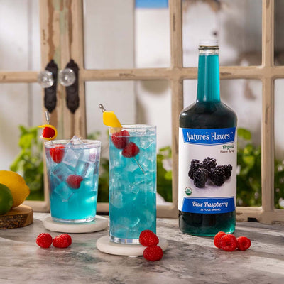 Blue Raspberry Syrup, Organic