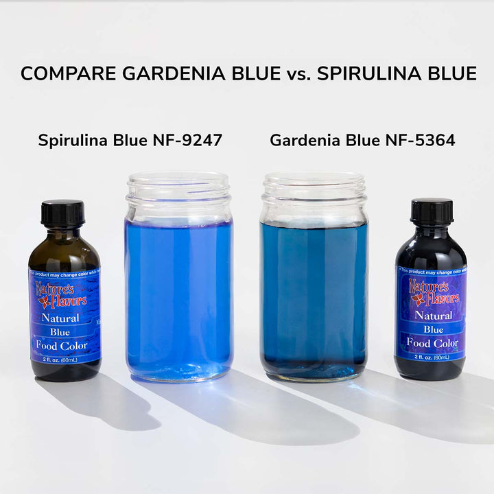 Blue Food Coloring, Natural (Made from Gardenia)