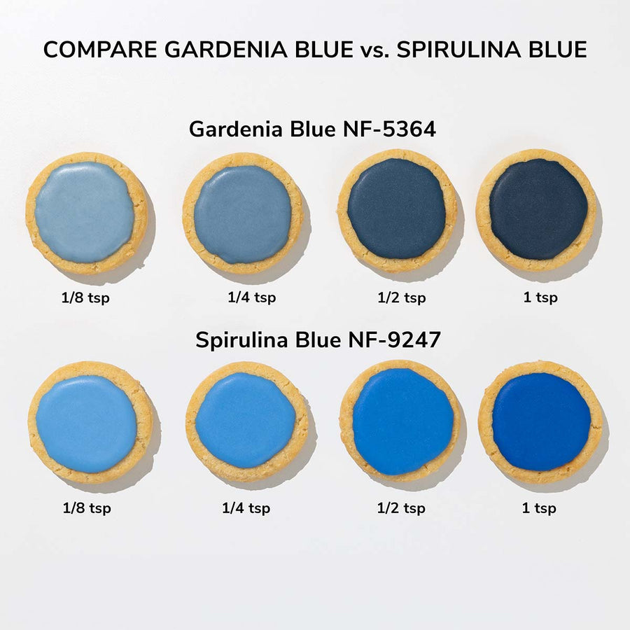 Blue Food Coloring, Natural (Made from Gardenia)