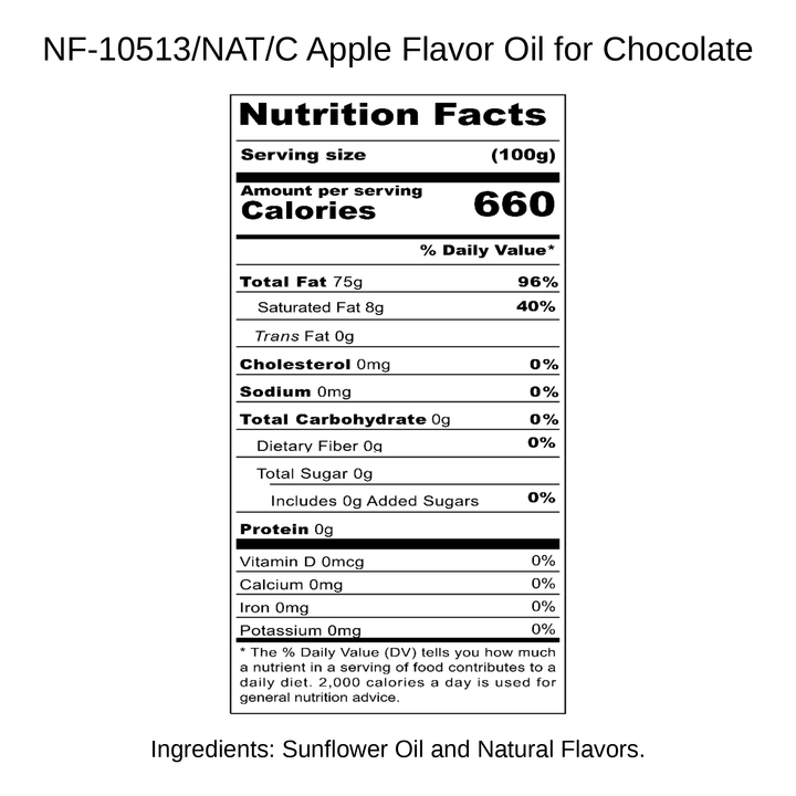 Apple Flavor Oil for Chocolate
