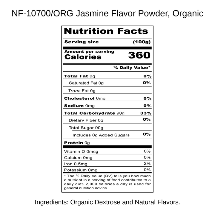 Jasmine Flavor Powder, Organic