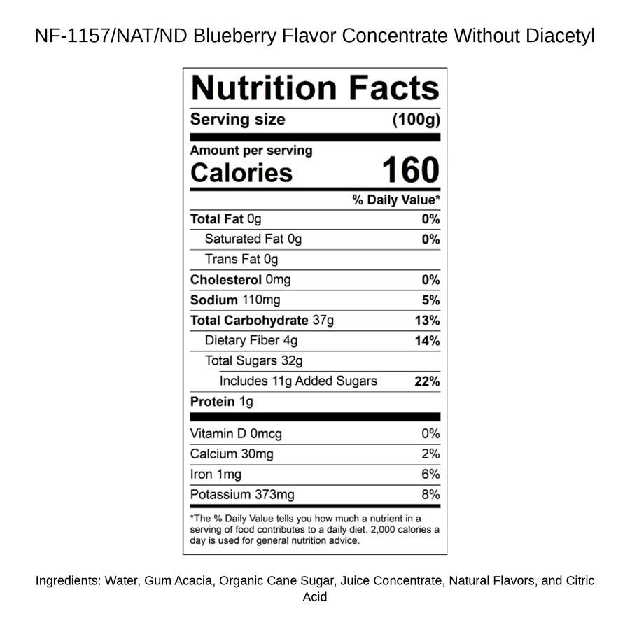 Blueberry Flavor Concentrate Without Diacetyl