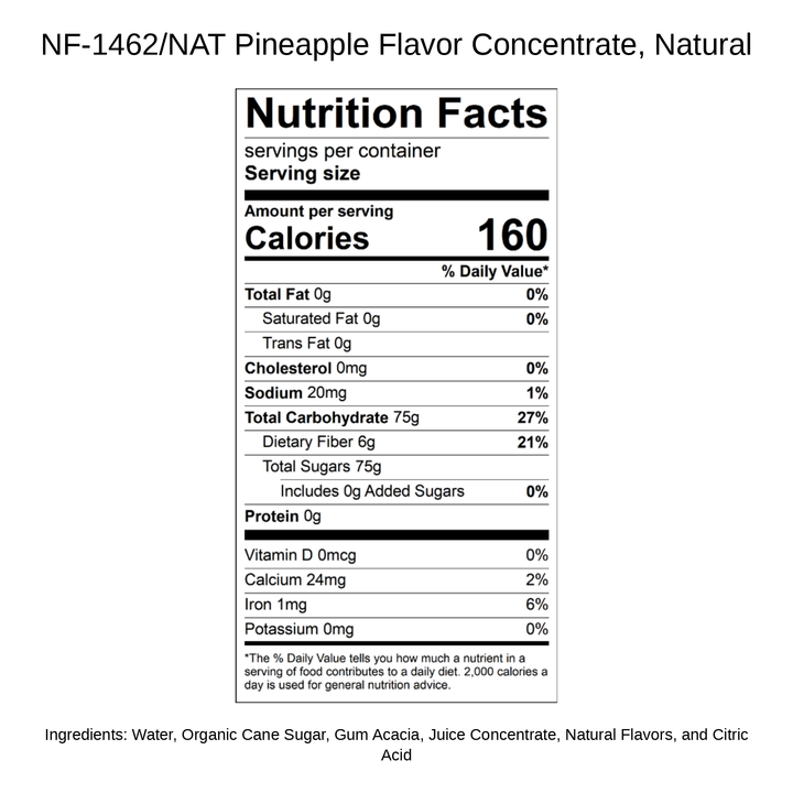 Pineapple Flavor Concentrate, Natural