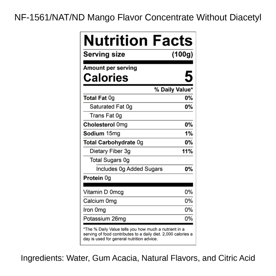 Mango Flavor Concentrate Without Diacetyl